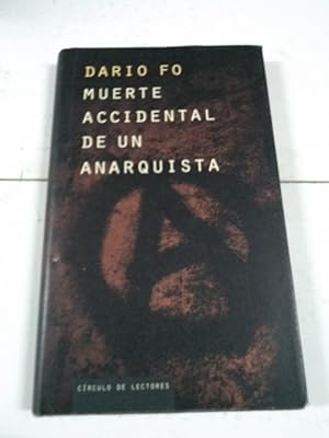 Imagen del vendedor de Muerte accidental de un anarquista a la venta por Libros Ambig