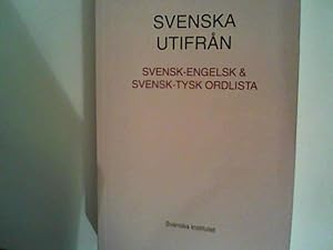 Bild des Verkufers fr Svenska Utifran Svensk Engelsk & Svensk Ty Ordlista zum Verkauf von ANTIQUARIAT FRDEBUCH Inh.Michael Simon