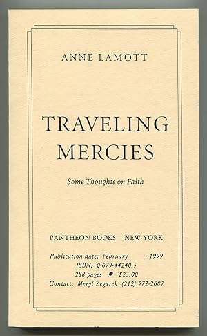 Seller image for Traveling Mercies: Some Thoughts on Faith for sale by Between the Covers-Rare Books, Inc. ABAA