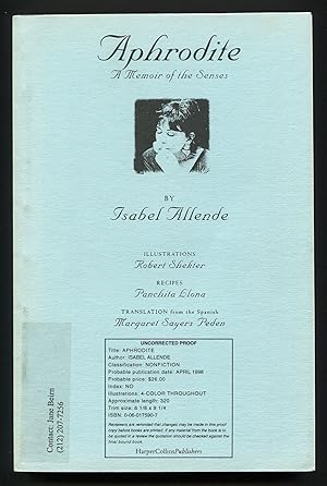 Immagine del venditore per Aphrodite: A Memoir of the Senses venduto da Between the Covers-Rare Books, Inc. ABAA