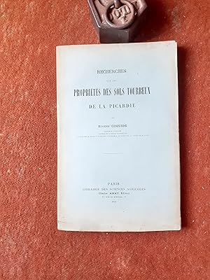 Recherches sur les propriétés des sols tourbeux de la Picardie