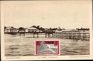 Ansichtskarte / Postkarte Lome Togo, Vue generale