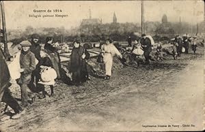 Ansichtskarte / Postkarte Nieuport Lothringen Meurthe et Moselle, Refugies, Kriegsflüchtlinge, I WK