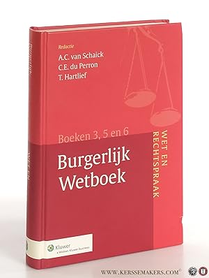 Image du vendeur pour Wet en rechtspraak Burgerlijk Wetboek, Boeken 3, 5 en 6. mis en vente par Emile Kerssemakers ILAB