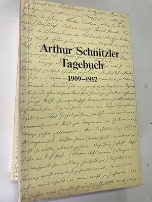 Bild des Verkufers fr Arthur Schnitzler Tagebuch, 1909 - 1912. zum Verkauf von Plurabelle Books Ltd