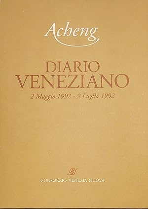 Immagine del venditore per DIARIO VENEZIANO 2 MAGGIO 1992 - 2 LUGLIO 1992 venduto da libreria minerva