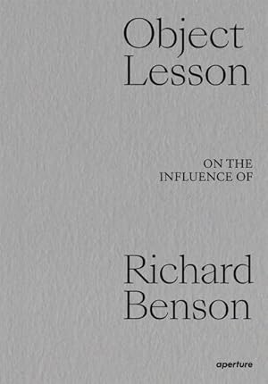 Seller image for Object Lesson: On the Influence of Richard Benson for sale by AHA-BUCH GmbH