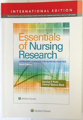 Imagen del vendedor de Essentials of Nursing Research: Appraising Evidence for Nursing Practice (9th International Edition) a la venta por PsychoBabel & Skoob Books