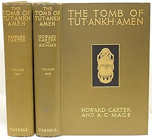 Bild des Verkufers fr THE TOMB OF TUTANKHAMEN (Volume 1 & 2)DISCOVERED BY THE LATE EARL OF CARNARVON AND HOWARD CARTER zum Verkauf von Librairie de l'Univers
