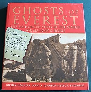 Ghosts of Everest. The Authorised Story of the Search for Mallory & Irvine