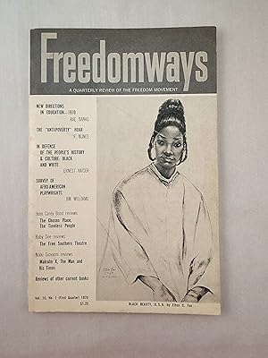 Bild des Verkufers fr Freedomways A Quarterly Review of the Freedom Movement Vol. 10, No. 1, 1970 zum Verkauf von WellRead Books A.B.A.A.