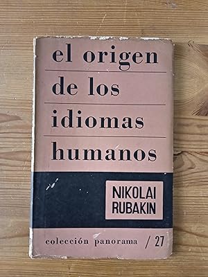 Imagen del vendedor de El origen de los idiomas humanos a la venta por Vrtigo Libros