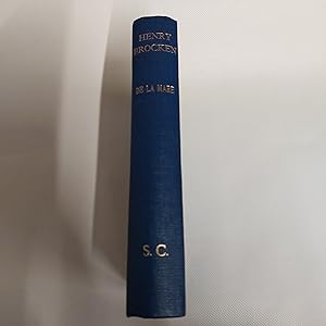 Image du vendeur pour Henry Brocken His Travels And Adventures In The Rich, Strange, Scarce Imaginable Regions Of Romance mis en vente par Cambridge Rare Books