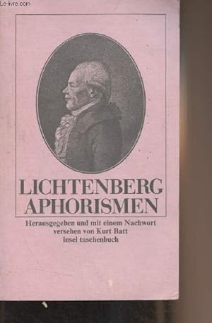 Bild des Verkufers fr Aphorismen - "Insel taschenbuch" n165 zum Verkauf von Le-Livre