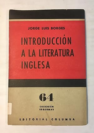 Imagen del vendedor de INTRODUCCIN A LA LITERATURA INGLESA. First edition a la venta por Alberto Casares