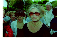 Seller image for Brigitte Bardot. Strip of Four Color Negatives. At the Cannes Film Festival, June 2002. for sale by Wittenborn Art Books