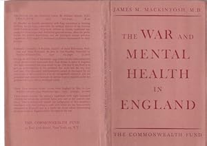 Immagine del venditore per The War and Mental Health in England (Dust Jacket Only, No Book) venduto da Wittenborn Art Books