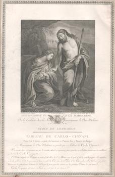 Imagen del vendedor de Jesus-Christ et la Madeleine - De la Galerie de S.A. S. Monseigneur le Duc d'Orleans. a la venta por Wittenborn Art Books