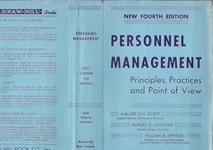 Immagine del venditore per Personnel Management, New Fourth Edition (Dust Jacket Only, No Book) venduto da Wittenborn Art Books