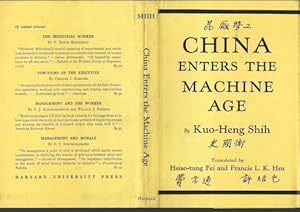 Seller image for China Enters the Machine Age (Dust Jacket Only, No Book) for sale by Wittenborn Art Books