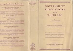 Seller image for Government Publications and Their Use (Dust Jacket Only, No Book) for sale by Wittenborn Art Books