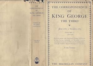 Immagine del venditore per The Correspondence of King George the Third From 1760 to December 1783, Volume 1 1760-1767 (Dust Jacket Only, No Book) venduto da Wittenborn Art Books