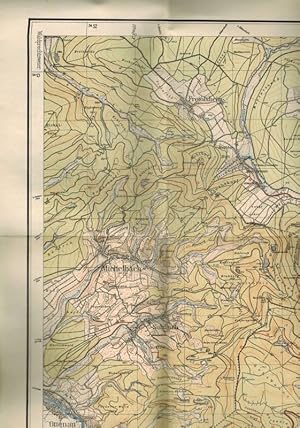 Karte Wildbad - Dobel - Herrenalb - Gernsbach