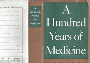 A Hundred Years of Medicine (Dust Jacket Only, No Book)