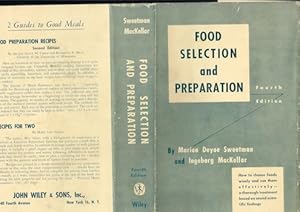 Imagen del vendedor de Food Selection and Preparation (Dust Jacket Only, No Book) a la venta por Wittenborn Art Books