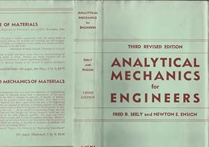 Imagen del vendedor de Analytical Mechanics for Engineers (Dust Jacket Only, No Book) a la venta por Wittenborn Art Books