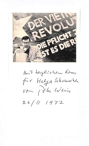 Imagen del vendedor de Eigenh. Albumblatt mit Widmung und U. a la venta por Eberhard Kstler Autographen&Bcher oHG