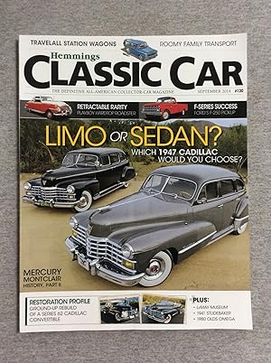 Bild des Verkufers fr Hemmings Classic Car Magazine, September 2014, #120, Volume 10, Issue 12 zum Verkauf von Book Nook