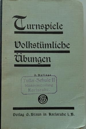 Seller image for Turnspiele und volkstmliche bungen. for sale by Antiquariat Ursula Hartmann