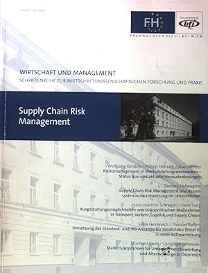 Immagine del venditore per Risikomanagement in Wertschpfungsnetzwerken - Status quo und aktuelle Herausforderungen. - in: Supply Chain Risk Management; Wirtschaft und Management. Schriftenreihe zur Wirtschaftswissenschaftlichen Forschung und Praxis; Band 8; venduto da books4less (Versandantiquariat Petra Gros GmbH & Co. KG)