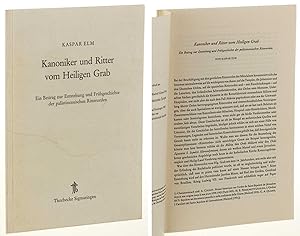 Seller image for Kanoniker und Ritter vom Heiligen Grab. ein Beitrag zur Entstehung und Frhgeschichte der palstinensischen Ritterorden. Sonderdr. for sale by Antiquariat Lehmann-Dronke