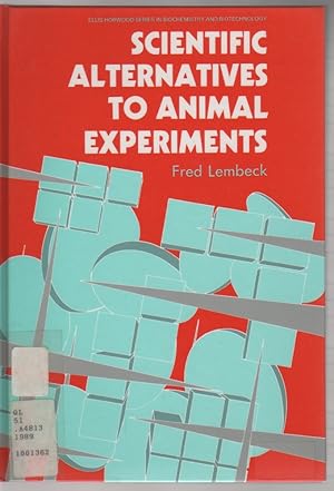 Immagine del venditore per Scientific Alternatives to Animal Experiments venduto da Biblio Pursuit