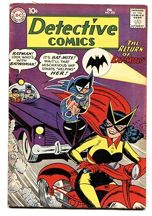 DETECTIVE COMICS #276 BATMAN BATWOMAN MOTORCYCLE-1960 comic book vg+