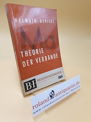 Image du vendeur pour Theorie der Verbnde ; Bd. 38/38a mis en vente par Roland Antiquariat UG haftungsbeschrnkt