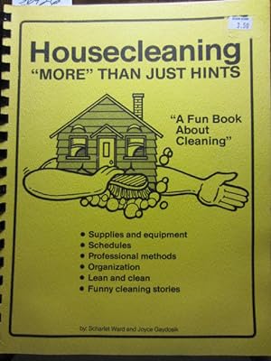 Seller image for HOUSECLEANING: More Than Just Hints for sale by The Book Abyss