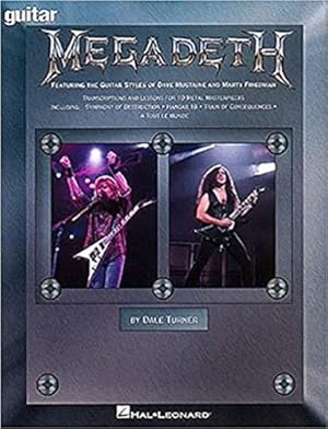 Imagen del vendedor de Megadeth. Featuring the guitar styles of Dave Mustaine and Marty Friedman. a la venta por FIRENZELIBRI SRL