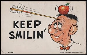 Seller image for motivational postcard: Keep Smilin' for sale by Mobyville
