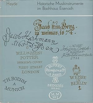 Seller image for Historische Musikinstrumente im Bachhaus Eisenach for sale by Leipziger Antiquariat