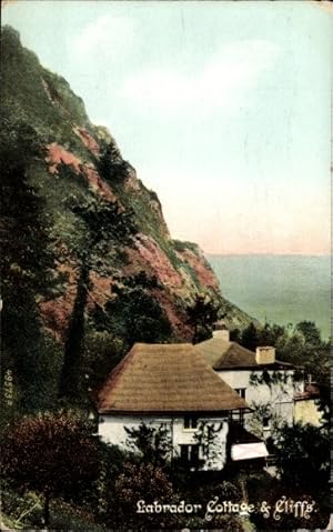 Imagen del vendedor de Ansichtskarte / Postkarte Ilford London England, Labrador Cottage and Cliffs, Kste, Landhaus a la venta por akpool GmbH