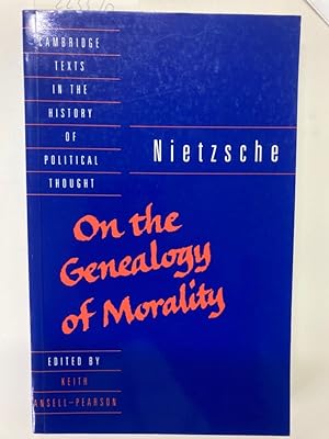Bild des Verkufers fr On the Genealogy of Morality. zum Verkauf von Plurabelle Books Ltd