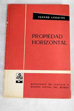 Imagen del vendedor de Propiedad horizontal a la venta por Alcan Libros