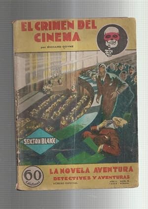 Seller image for La novela aventura numero 08: Sexton Blake: El crimen del cinema for sale by El Boletin