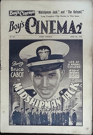 Boy's Cinema Magazine June 9, 1934 Jack Cabot in "Midshipman Jack"