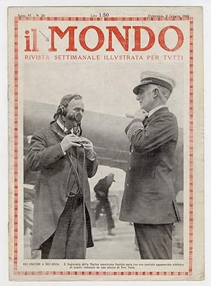 MONDO (IL). Rivista settimanale illustrata per tutti. Anno VI. N. 20. Domenica 6 giugno 1920.