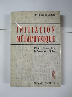 Seller image for Initiation mtaphysique for sale by Libros Ambig