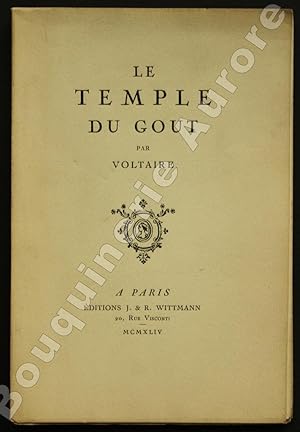 Bild des Verkufers fr Le Temple de Got. zum Verkauf von Bouquinerie Aurore (SLAM-ILAB)